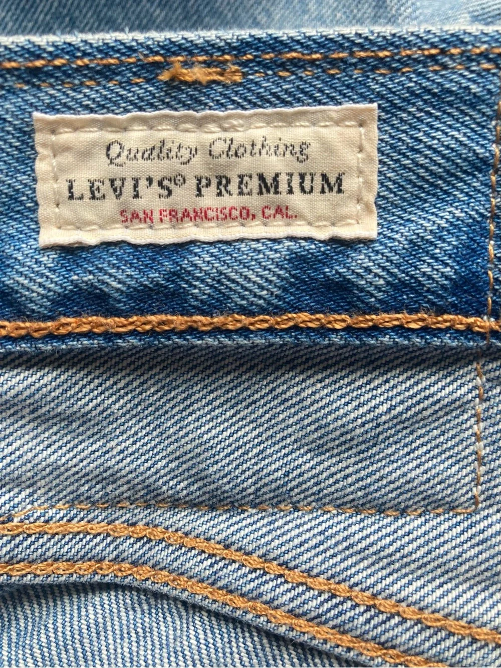 Levi’s Premium 501 ’93 Straight Light Wash Button Fly Jeans W34 L30 Men